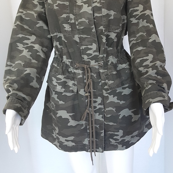 UNIVERSAL THREAD 100% Cotton Camo Utility Field Anorak Jacket Sz. L - Picture 2 of 12
